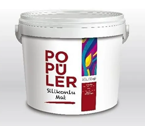 POPULER SILIKONLU MAT BEYAZ 20 KG