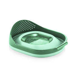Katlanabilir Pirinç Süzgeci - Yeşil