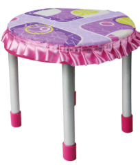 Fırfırlı Yuvarlak Tabure Minderi 35cm Yuvarlak