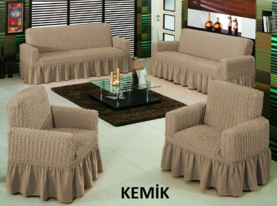 Likralı Bürümcük Koltuk Örtüsü