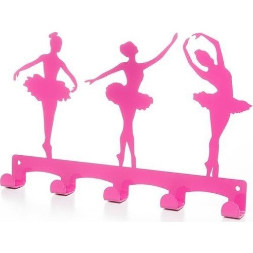 Balerinler Dekoratif Askı (Pembe)