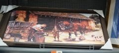 Çerçeveli Linen Baskı Tablo (50X110)