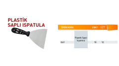 Plastik Saplı Spatula No:10