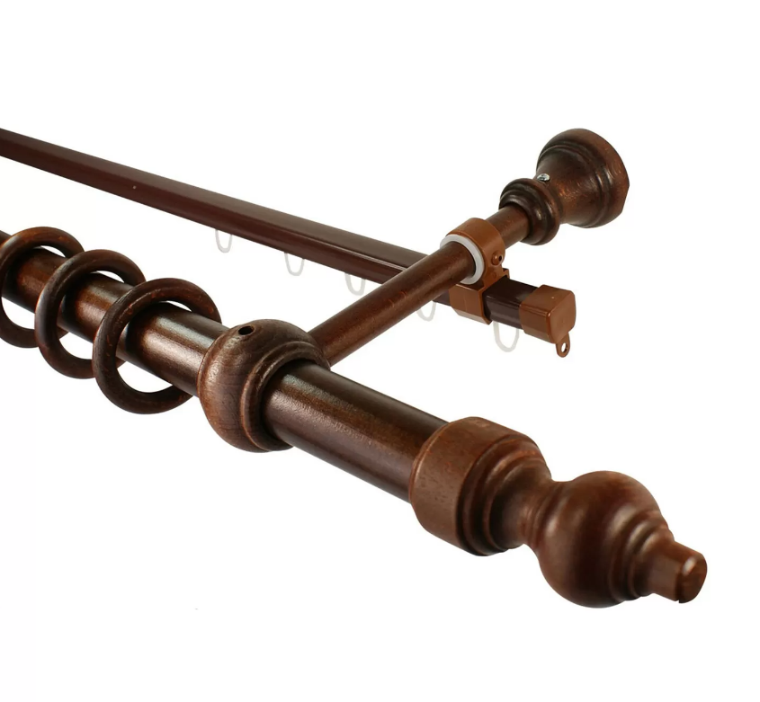 AHSAP RUSTIK 28 MM 300 CM CEVIZ