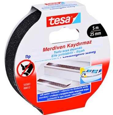 Kaydırmaz Bant SİYAH 5mx25mm
