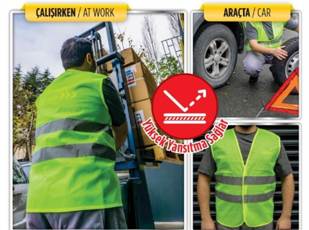AUTOMİX REFLEKTİF EMNİYET YELEĞİ