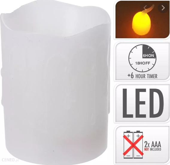 Dekoratif Led Mum 75*100mm