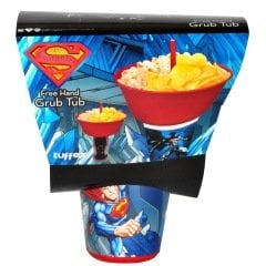 Superman Mısır Kovalı Pipetli Bardak