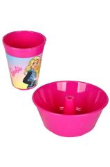 Barbie Mısır Kovalı Pipetli Bardak