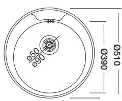 Tek Göz Damlalıksız Eviye