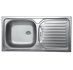 Tek Göz Damlalıklı Eviye 43,5*86