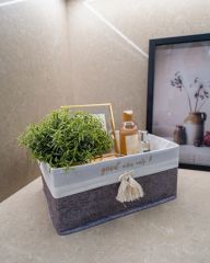 Keçe Dikdörtgen Sepet | Mini 28 x 19 x 11 cm