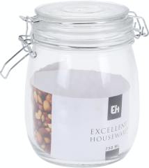 Kapaklı Cam Kavanoz 500ml