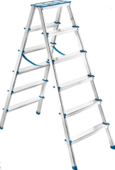 Alüminyum Merdiven 6 Basamaklı Çift Çıkışlı