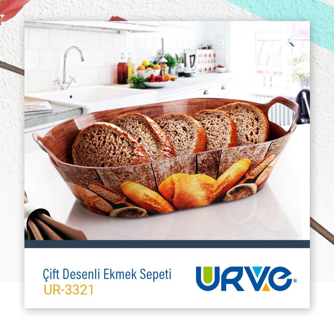 Çif Desenli Ekmek Sepeti