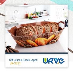 Çif Desenli Ekmek Sepeti