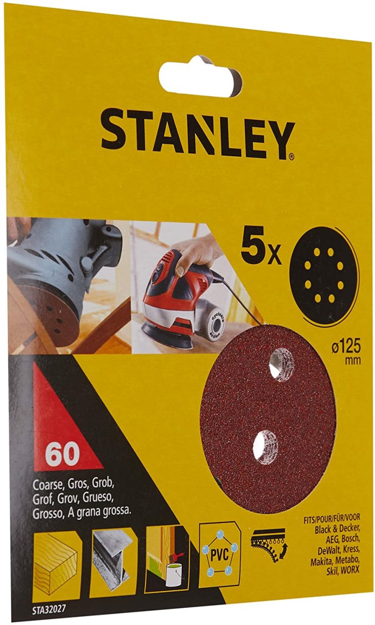 Zımpara Diski 125mm 60g 5'li Paket