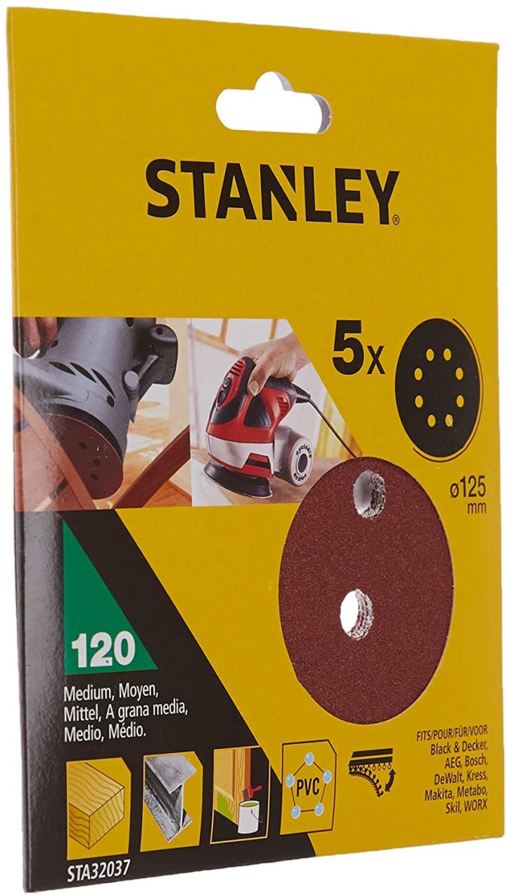 Zımpara Diski 125mm 120g 5'li Paket