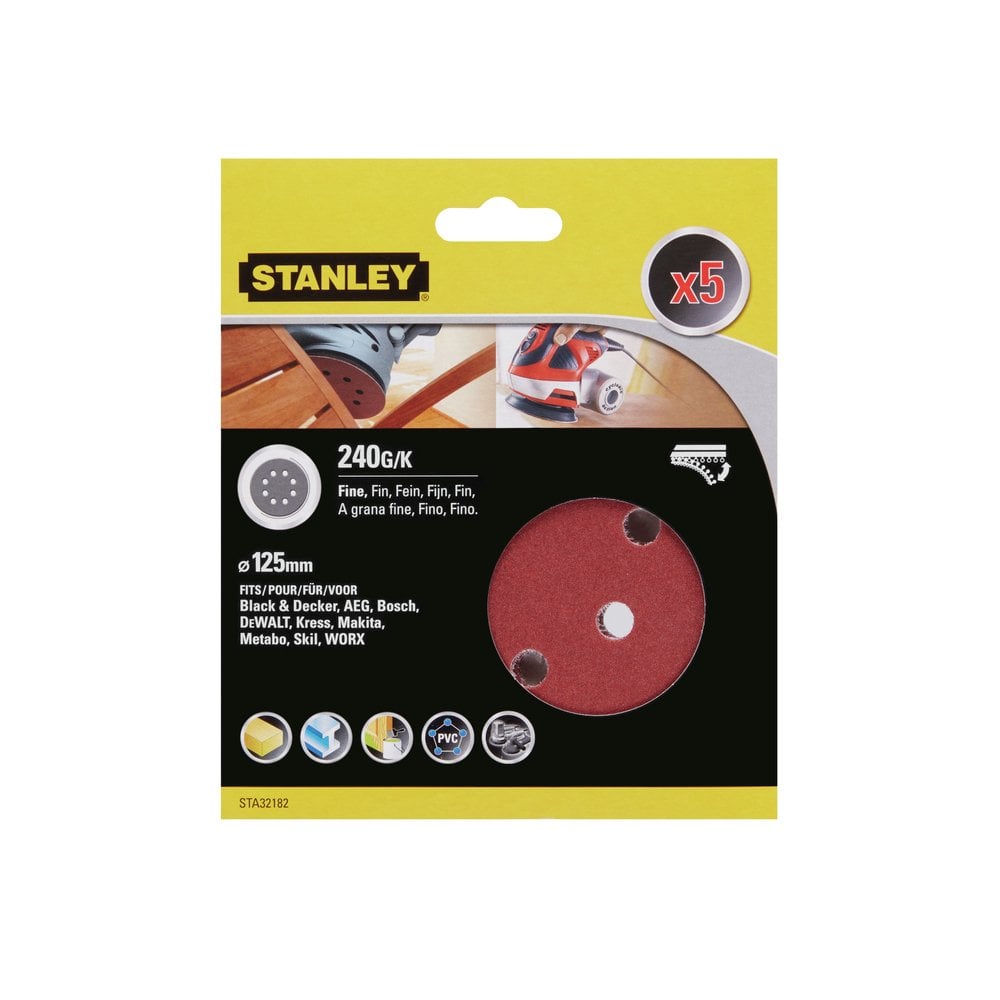 Zımpara Diski 125mm 240g 5'li Paket