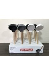 Ahşap Saplı Silikon Kepçe 30cm