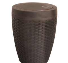 Rattan Çöp Kovası Kahverengi