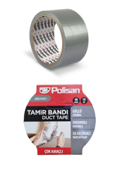 DUCT TAPE GRI TAMIR BANDI 48MM x 10M