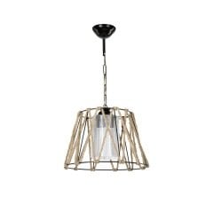 Gezegen Tekli Optik Şeffaf Camlı Avize