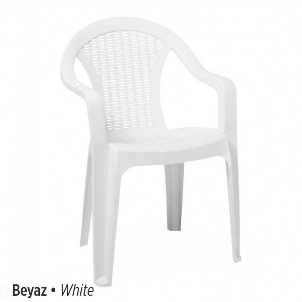 MEGA MONOBLOK SANDALYE BEYAZ