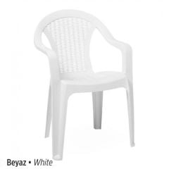 MEGA MONOBLOK SANDALYE BEYAZ