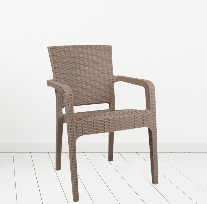 LILYUM RATTAN SANDALYE CAPPUCINO