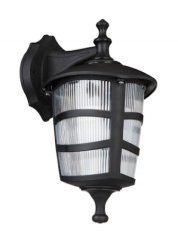 Optik Üçgen Ters Aplik Siyah