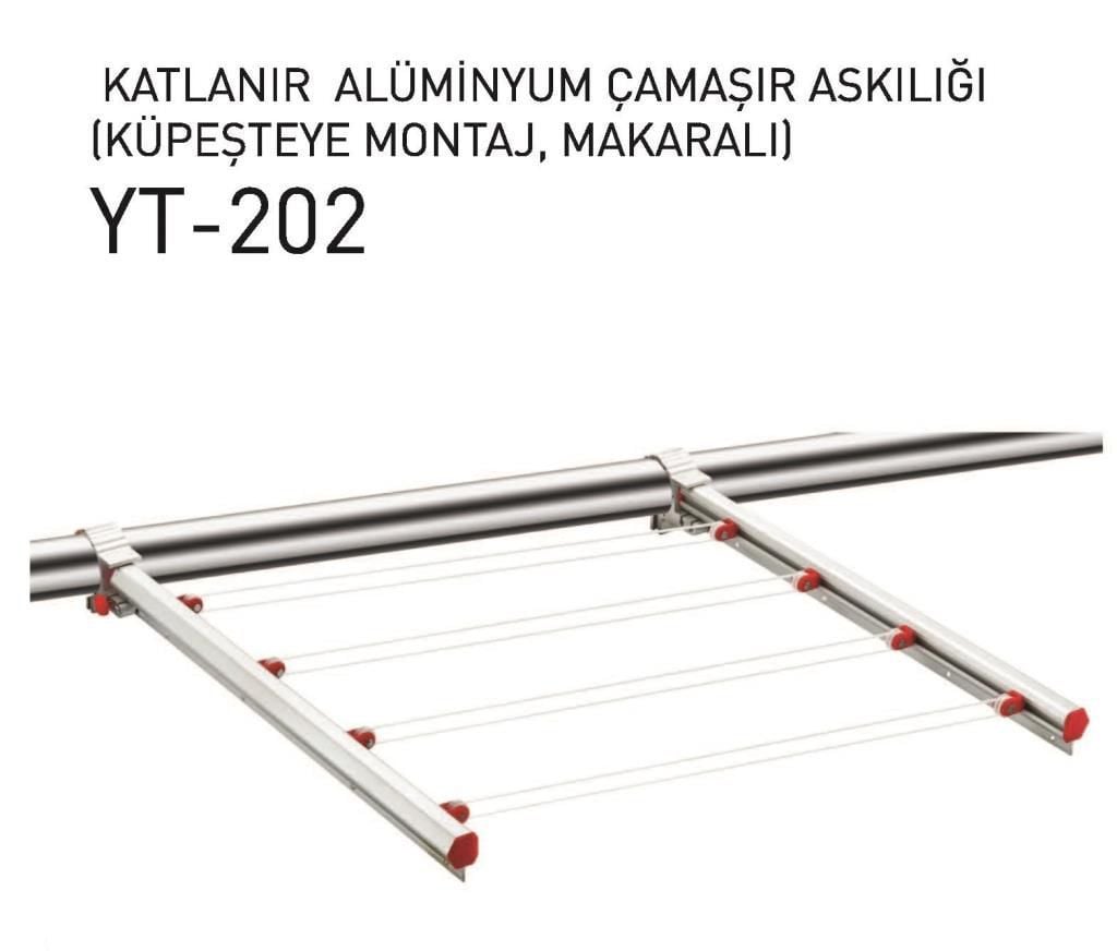 Alüminyum Balkon Çamaşır Askısı