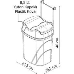 Askılı Çöp Kovası