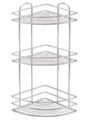 Üç katlı Banyo Rafı Köşe