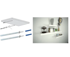 Gizli Raf Tutucu Q8*10cm