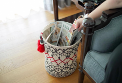 Dekoratif Sepet (Kilim Desenli)