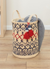 Dekoratif Sepet (Kilim Desenli)