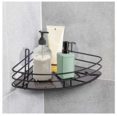 Banyo Rafı Metal Siyah