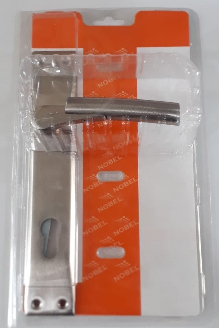 Bambu Saten Yale Kapı Kolu Sağ
