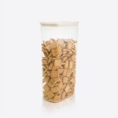 2800 ml  Düz Desenli Dikdörtgen Saklama Kabı