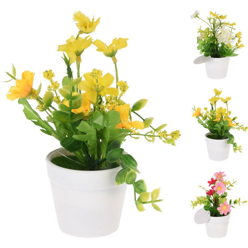 Yapay Çiçek Saksıda 14cm