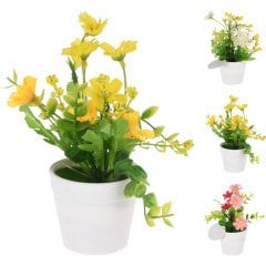 Yapay Çiçek Saksıda 14cm