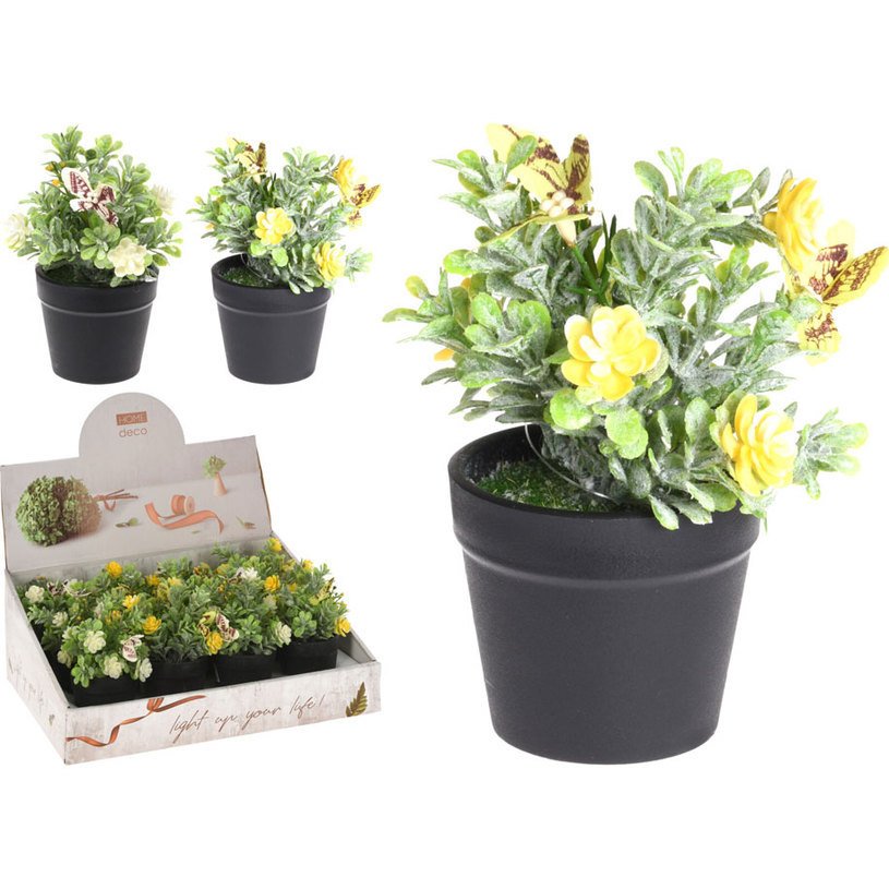 Yapay Çiçek Saksıda 14cm